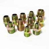 液压接头双丝直接外牙NBK通直对丝ZG1外.2寸C液压件管油管过渡液