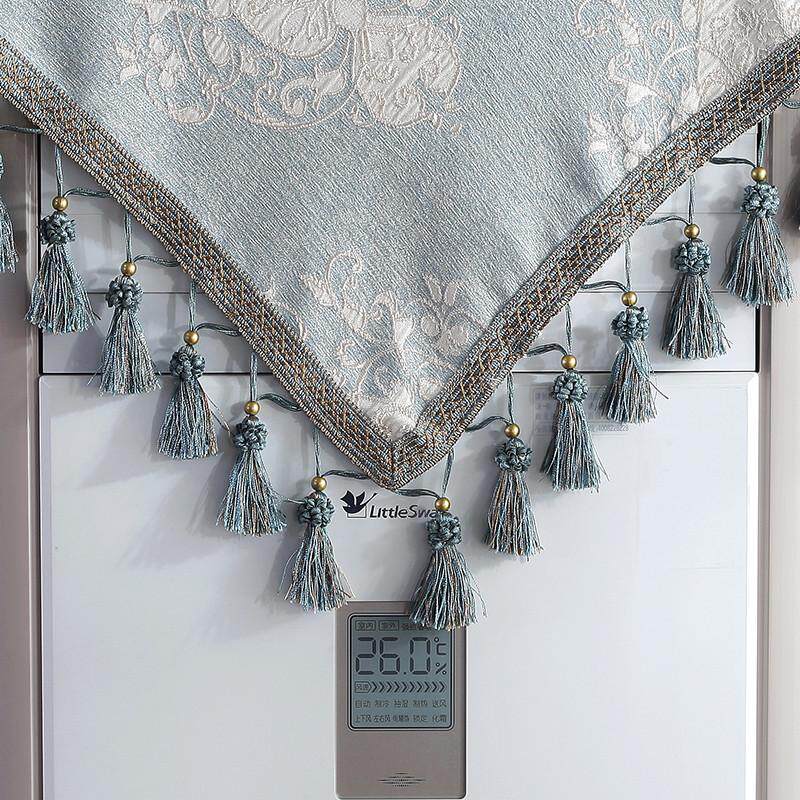 欧式空调罩柜机方形通用防尘盖家用空调吹简约布装饰客厅清洗立式