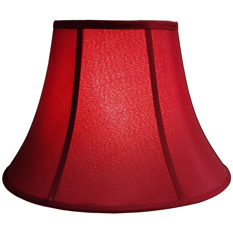 红色米白布艺台灯配件简约灯罩灯罩灯具台灯落地灯卧室床头外壳