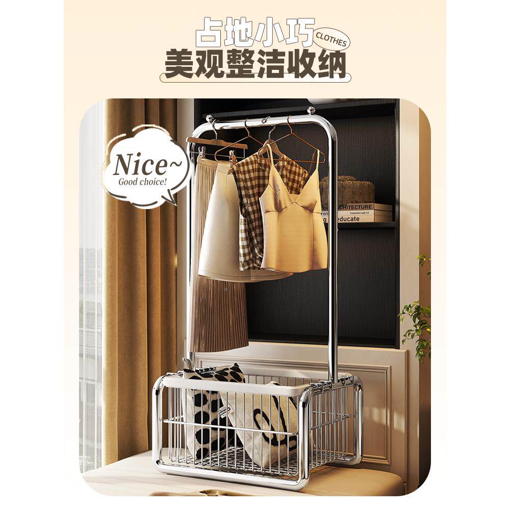 飘窗衣放服神器衣帽收纳架子衣次as240416净衣挂衣服架置物飘窗矮