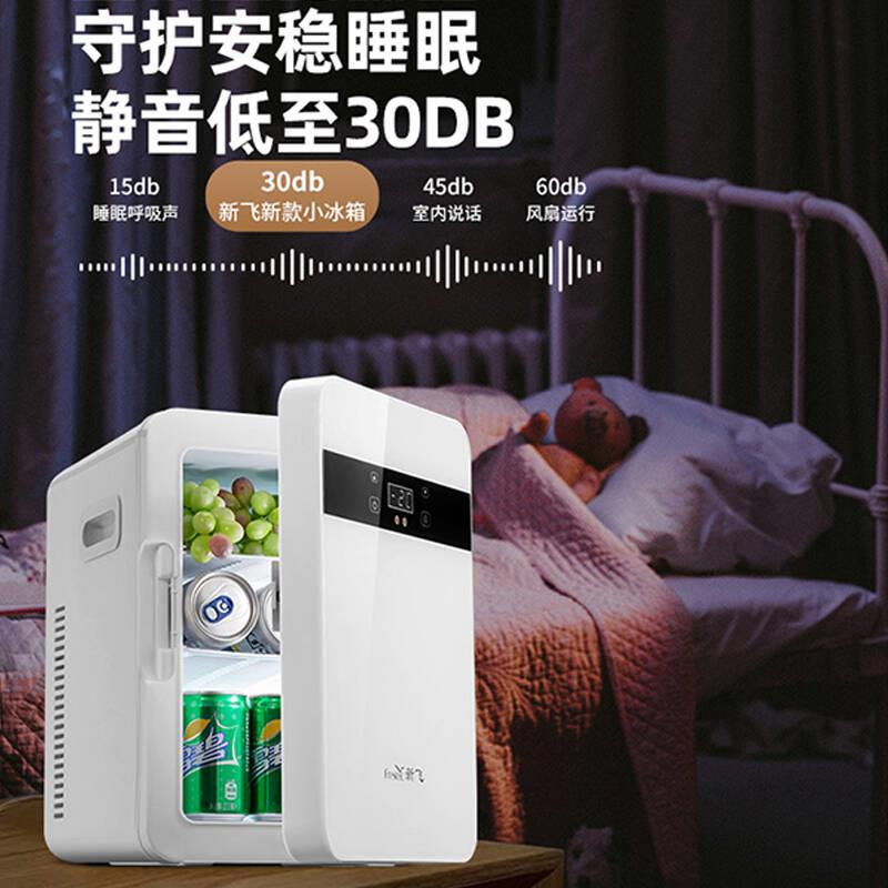 新飞迷你小冰箱 学生宿舍用冷藏冰箱 车载家两用设计 母乳专用冷