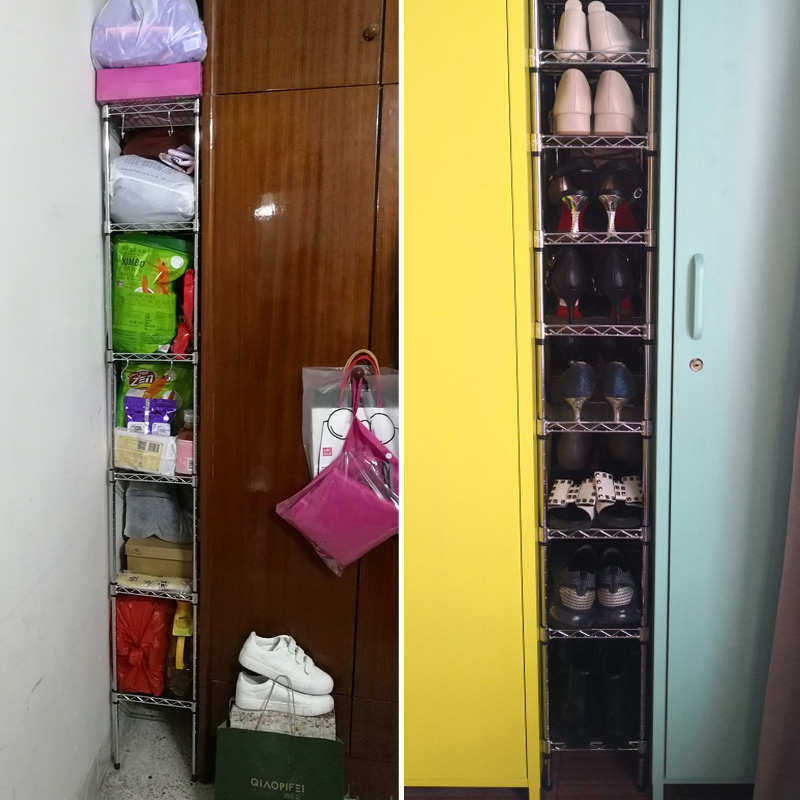 可移动调节六层置物架宽架收纳夹缝20cm宽缝隙架子落地多层架25架