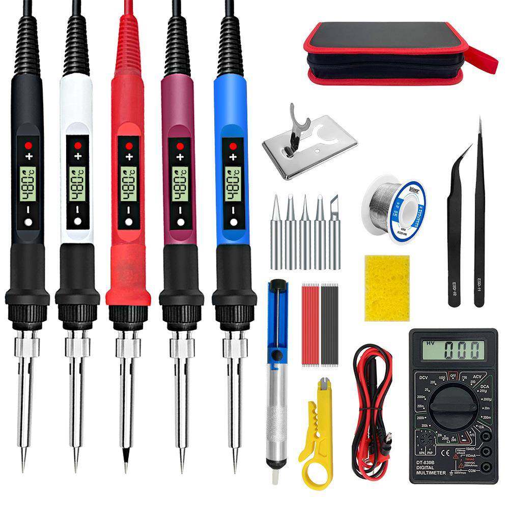 60/80W数显电烙铁家用焊接可调温工业级电焊笔维修工具套装,鲜花速递/花卉仿真/绿植园艺,割草机/草坪机,淘宝优惠券,粉丝福利购,淘宝优惠卷