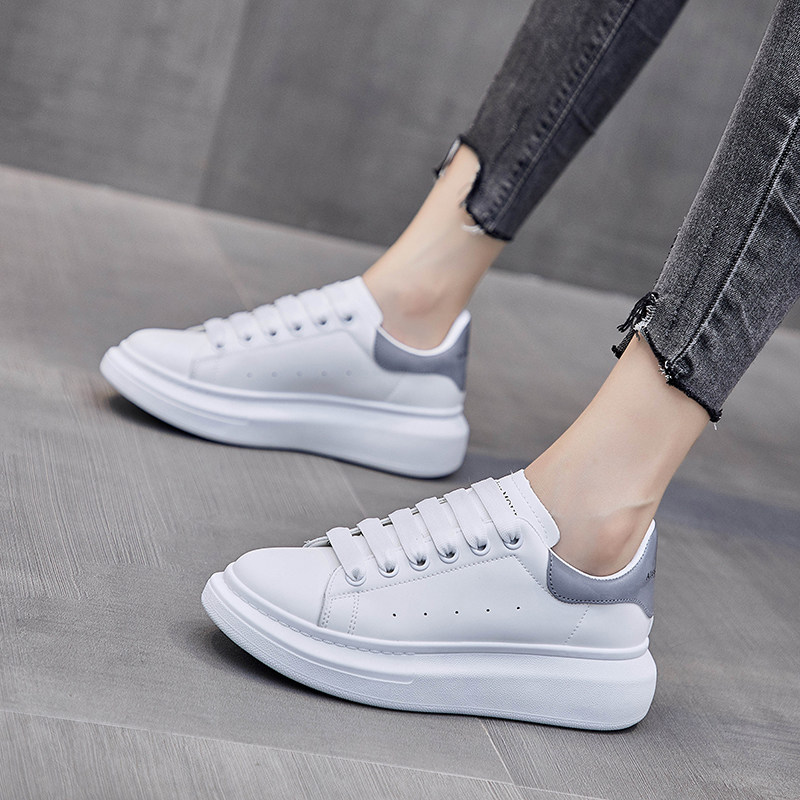 大码女鞋41一43运动休闲单鞋2021年新款春款44脚肥宽胖厚底小白鞋,女鞋,浅口单鞋,淘宝优惠券,粉丝福利购,淘宝优惠卷