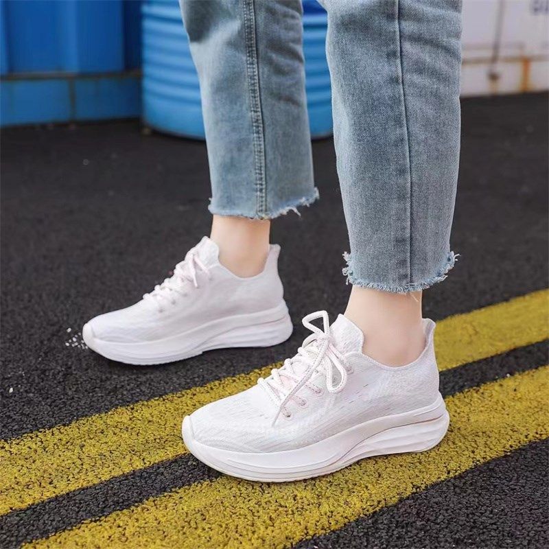 爆款飞织女鞋2023年夏季新款跑步鞋透气软底运动鞋女轻便小白鞋,女鞋,时尚休闲鞋,淘宝优惠券,粉丝福利购,淘宝优惠卷