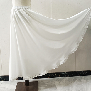 汉服衬裙3.8米马面裙女防走光蕾丝内衬襦裙古装白色内搭夏季薄款