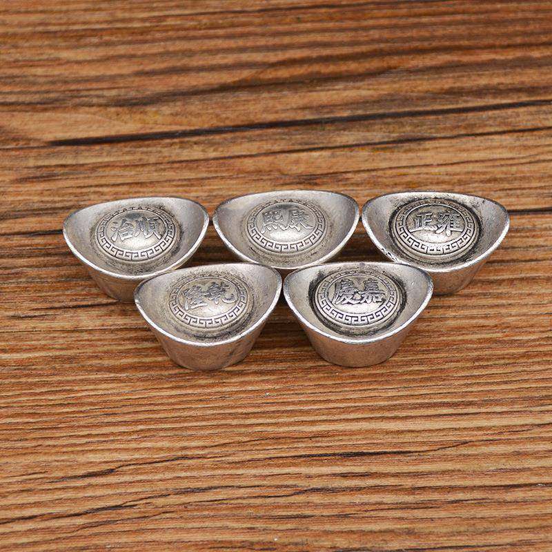 宏达铜器 仿古五帝元宝 聚宝盆银元宝摆件,3C数码配件,其它配件,淘宝优惠券,粉丝福利购,淘宝优惠卷