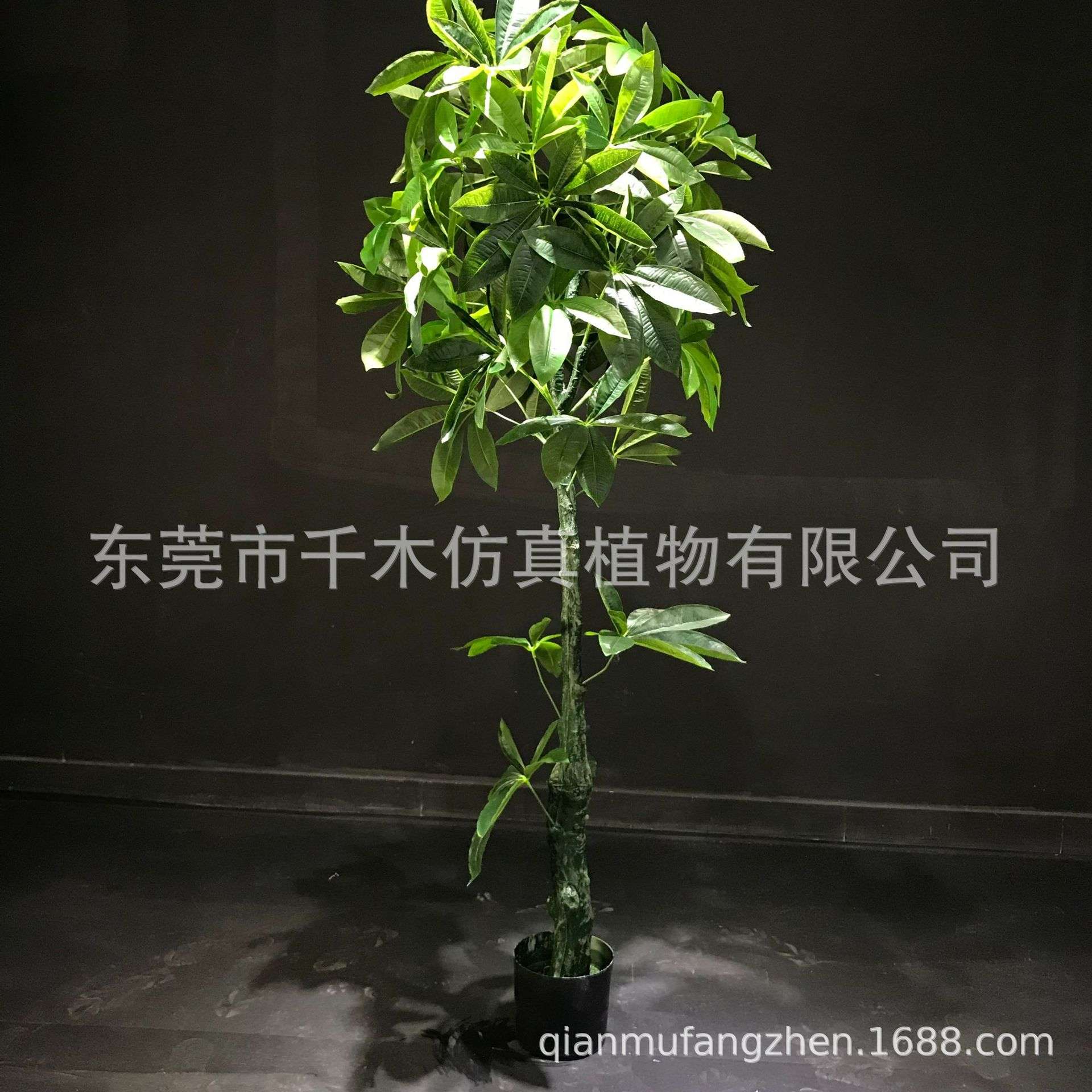 假花发财树仿真植物落地树盆栽大型客厅假盆景塑料室内花装饰绿植