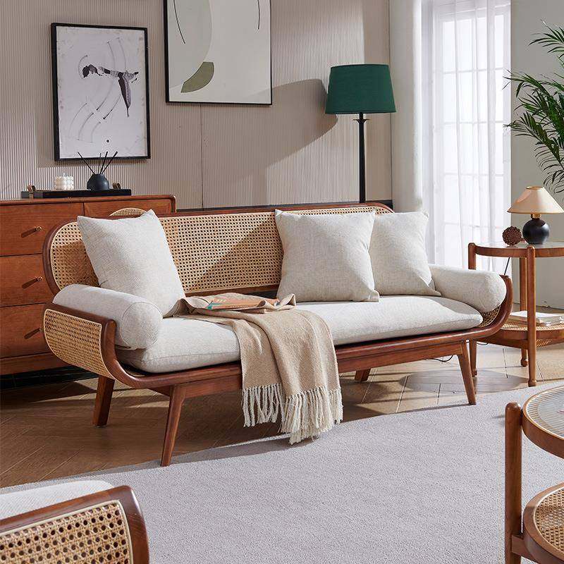 新中式实木沙发简洁藤编靠背小户型客厅沙发冬夏两用民宿休闲沙发,鲜花速递/花卉仿真/绿植园艺,割草机/草坪机,淘宝优惠券,粉丝福利购,淘宝优惠卷
