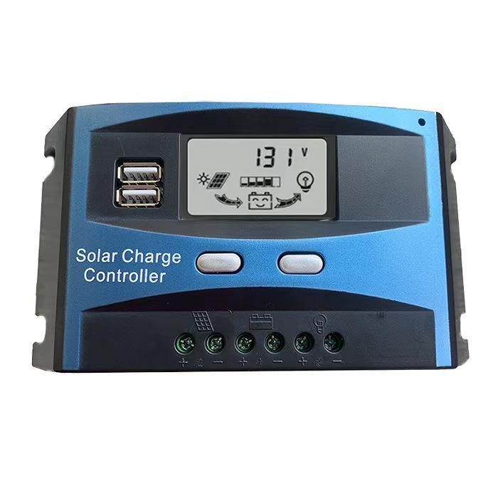 10A20A30A40A50A60A 太阳能控制器12V24V30A液晶太阳能充放控制器