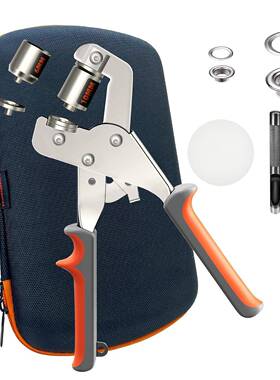 鸡6/10m可替换打IIM气孔扣安装工m具手压钳帆帐篷布孔金属眼扣气