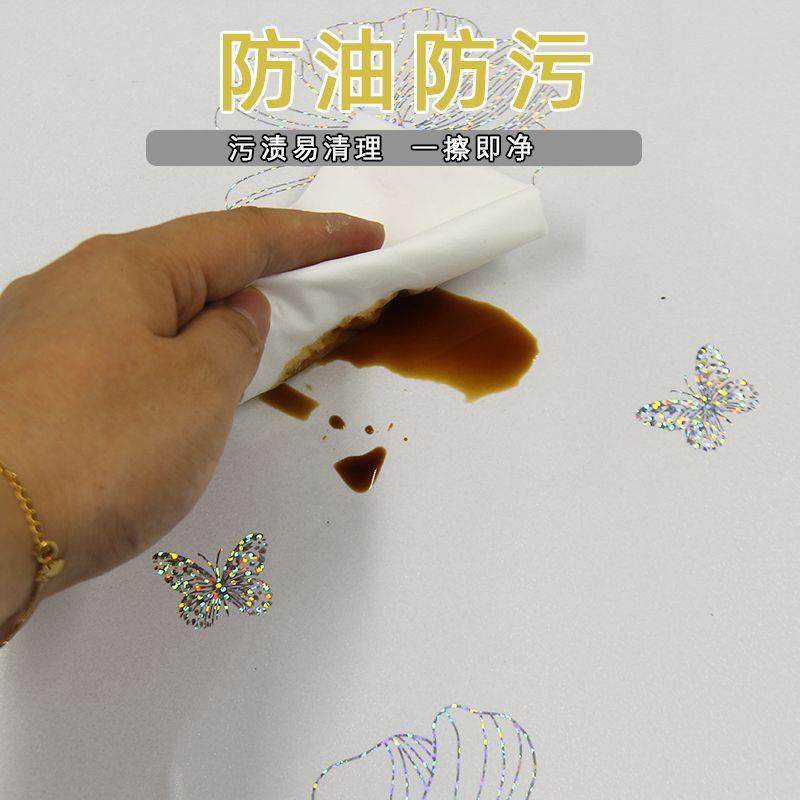 冰箱新贴纸全贴自防翻防油双粘开门改色贴膜家用水冰柜遮w1O+/xST