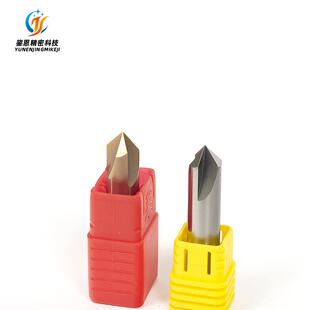 现货三刃钢倒角钨刀心钻57730°金55°硬质定合直槽倒角刀立铣刀