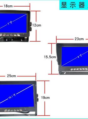 7高清车载4路录机像专显示屏客车货车用VGA部标机倒车影82760像1