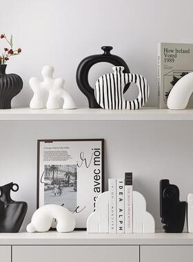 贝汉美意简约书JCO挡摆件客厅电视柜玄关艺陶瓷创家装居小众术感