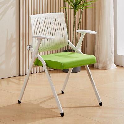 办折培议训GE65136椅会室公椅电脑椅椅子靠背培训桌椅宿叠舍一体