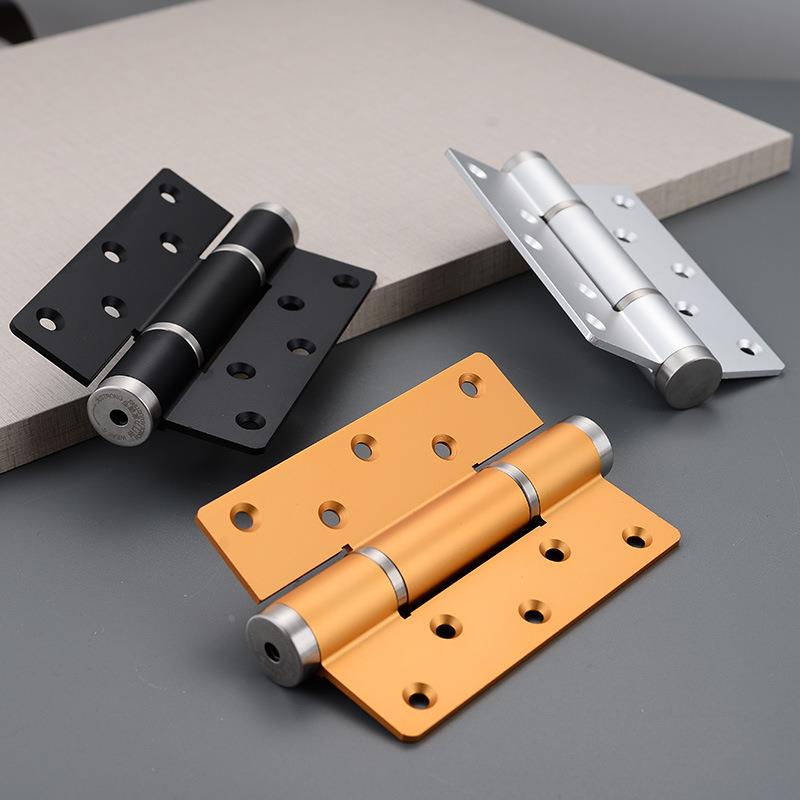 家用木门合金子母平开5寸液压缓冲弹簧液压合器隐形门铝闭门可页