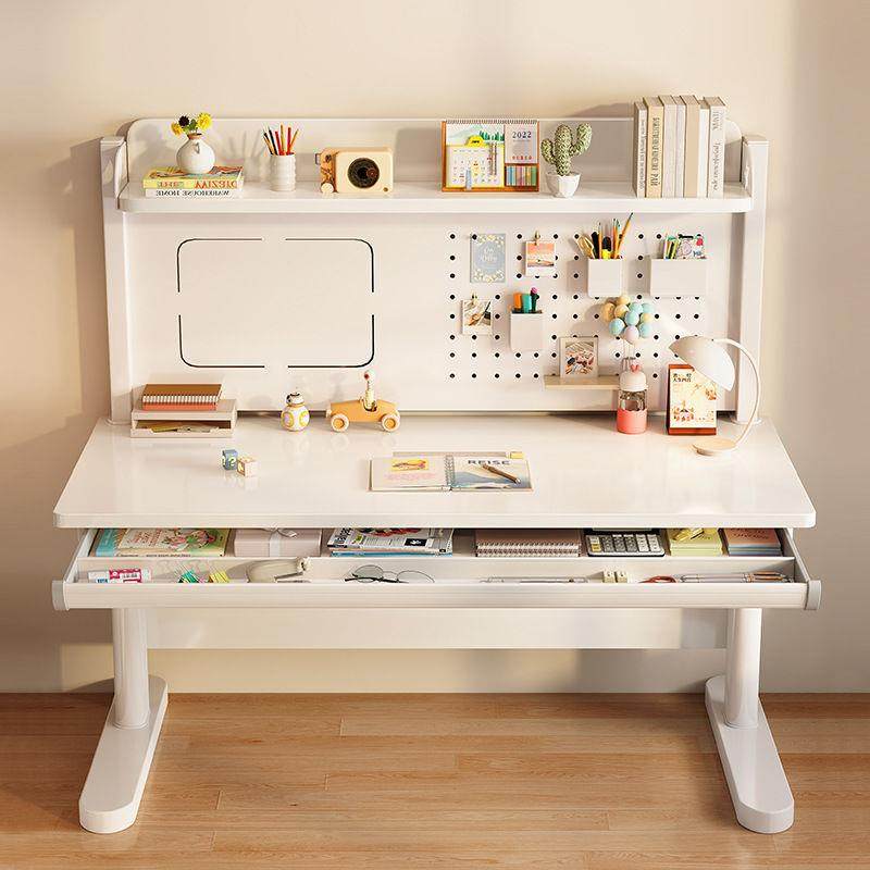 桌儿童习桌实学木升降课桌椅学生家用写字书AYQ桌手动升降桌桌子