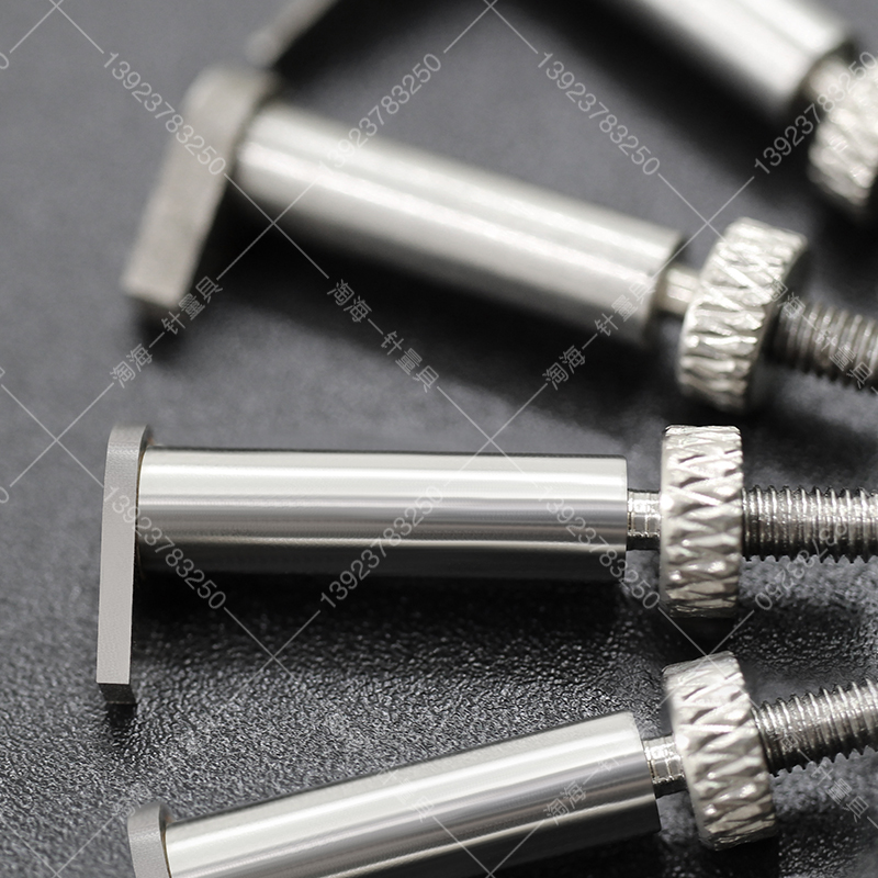 百分表M2.5高度规测针通用型测头L型薄M片测头沟槽测头异型测头