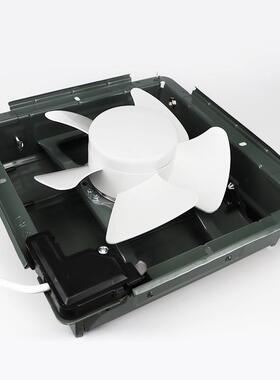 金羚方风压式百叶窗换用气扇厕49632所静音排风扇半塑式家厨房形