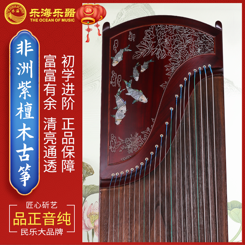 乐海非洲紫檀木古筝成人初学入门考级专业演奏SG12