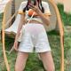 外穿大码 牛仔裤 小个子夏款 孕妇短裤 孕早期夏装 薄款 打底阔腿裤 夏季
