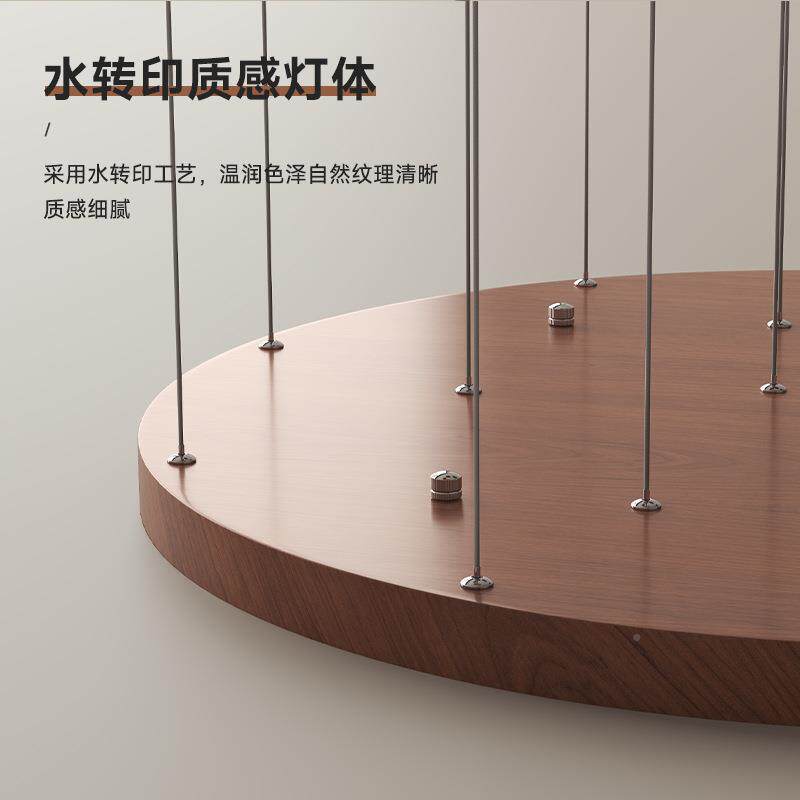 宋氏122美学中古风灯罩吊灯旋转复古挑空厅客装餐厅民宿卧室饰灯