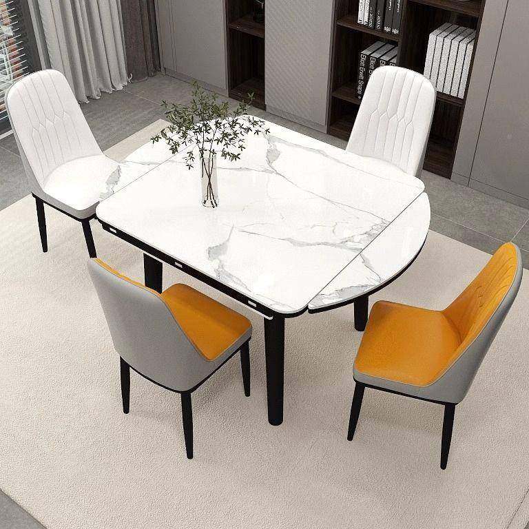 方变圆意式岩板桌BWC饭折叠椅电磁炉现货桌家用餐餐桌组合家用小,商业/办公家具,餐桌椅系列,淘宝优惠券,粉丝福利购,淘宝优惠卷