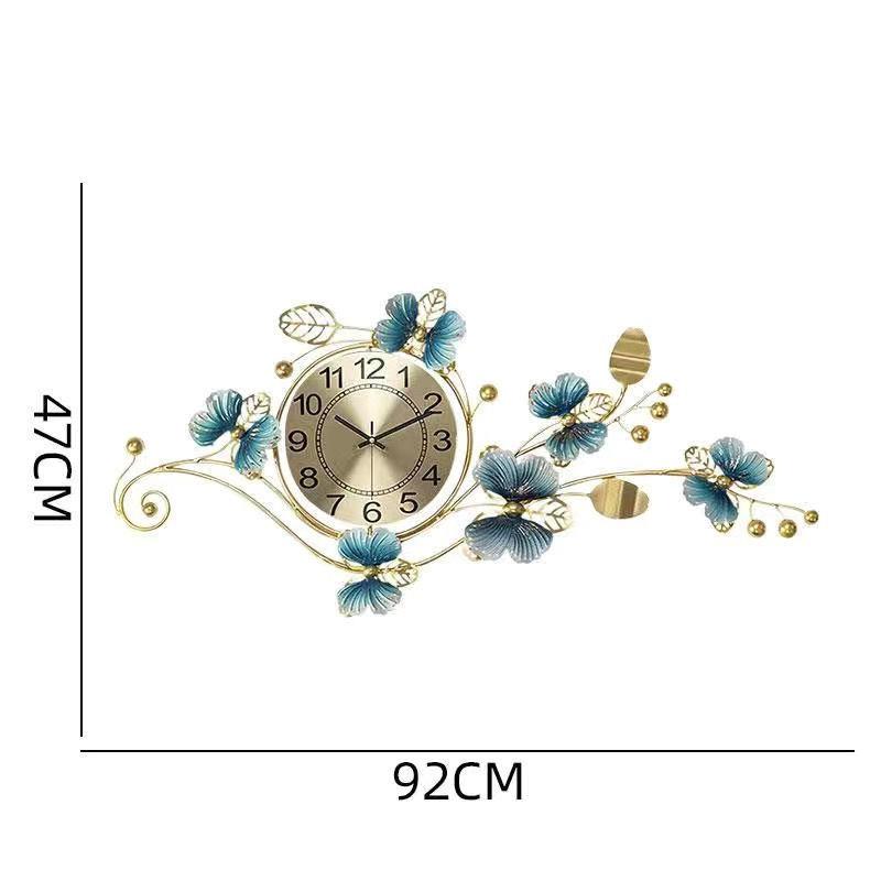 创个性意钟表厅现代客简轻奢约挂钟大气挂XWK表时尚家用挂墙装饰