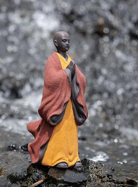 创和意紫砂趣小ODS尚禅摆件家居客厅茶室桌面茶宠装品禅意小饰沙