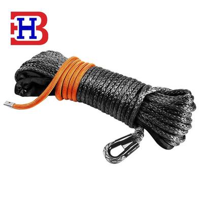 车拖引绳各牵高分774子聚乙色烯越野车绞盘绳ATV户外牵引救援拖车