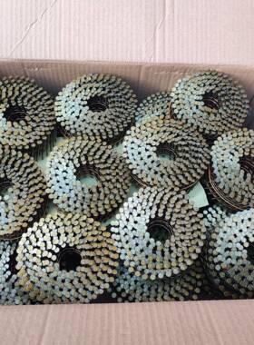 螺纹装卷钉木托盘钉光7杆包箱3钉228TLF40455056470气动枪钉麻花