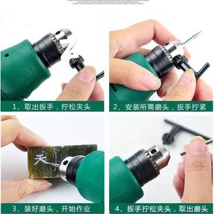 瓷砖空理鼓机打孔电磨机小型手持高速钻机大石转石490材开孔源头