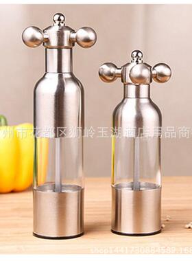 胡磨3器04不锈钢胡椒研磨器研手动磨花椒调料椒PZI罐调味粉瓶磨粉