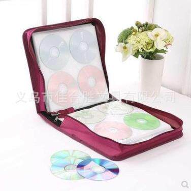 CD盒400片装大容量碟收纳片包丝光光布CD包双面光盒盘006碟收纳