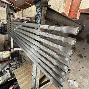 45LRR 钢机械传动键标件非渐开线花键键齿轮轴花套8齿大型渐开线