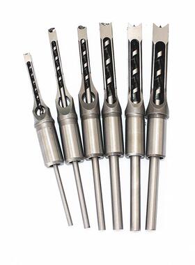 木工方孔套装方孔钻头组套4PCCSS/钻5P/6UQDPCS规格任意搭配