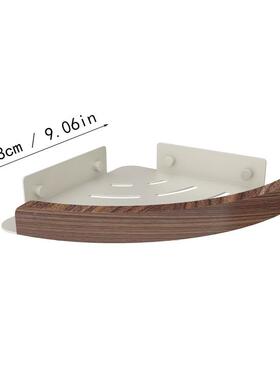 洁西特实心浴物25831室圆木形三物角架卫生间储太空铝卫浴壁挂收