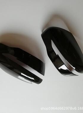 用于161专9-23款35402逍客奇骏倒车镜罩后视楼镜罩保-护盖兰反光