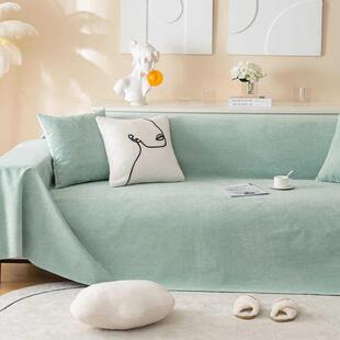 001小新一体式沙防发盖巾全盖垫水隔尿沙发布防滑清不粘毛座垫套