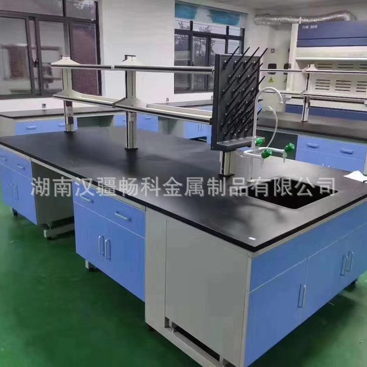 实台验学校全HJ-8-25作钢物理边台实验室操作台化室工台钢木实验