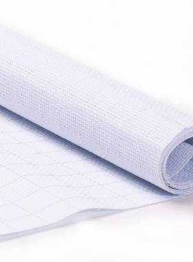 棉14CT布免抽丝画格十EWF字布格子布白色DIY刺绣十字绣特殊布绣国