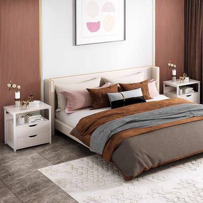 ins约现代储卧物柜小户型多装功能组斗柜室经QVO济简型床头柜风包