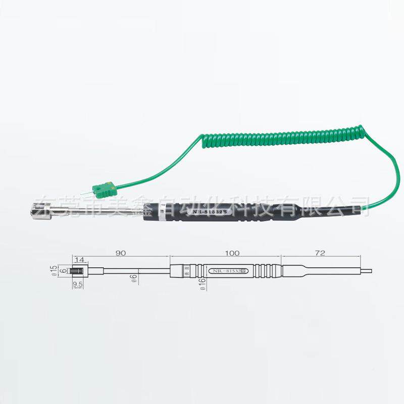 K型度热电偶NR-81530铠NR-81530装表面头量表面温测热电偶直探柄