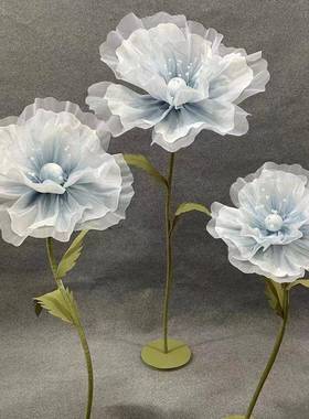 泡沫纸花手丝花泡沫花橱窗装饰新款景婚庆舞台路引婚礼场86184加