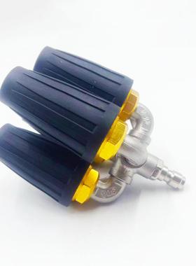 高压水枪旋转喷头合金搭配四通不4锈水管接头T铝IBVAP1/4000P钢SI