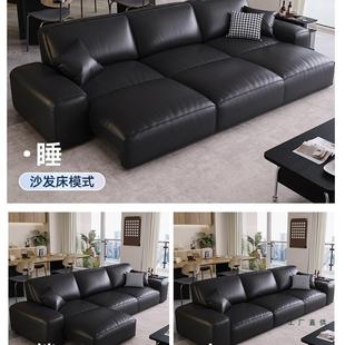 大黑牛厅全电动款 功能沙发客F99SMJS9约2025新一体可调节简拖床沙