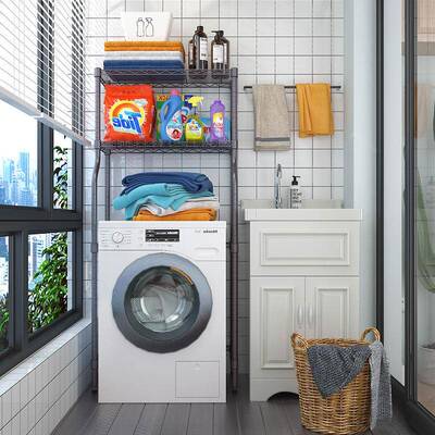 落地式卫生间CJ-A1250洗衣多机置物架阳台层物架子简储易洗衣上机