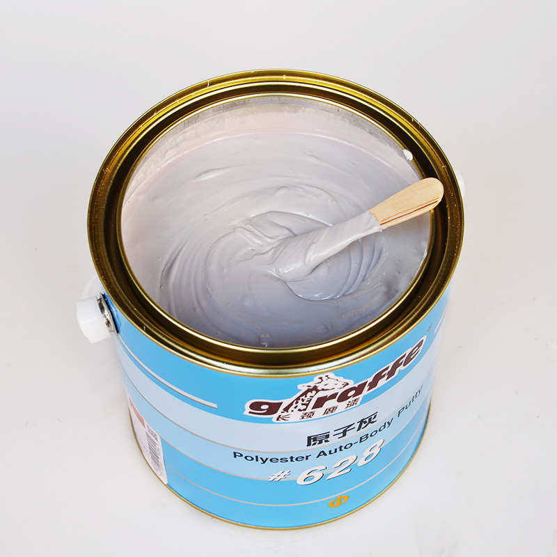 长颈鹿漆628原子灰打磨腻子粉填内墙土家具眼木器灰固化剂补汽车