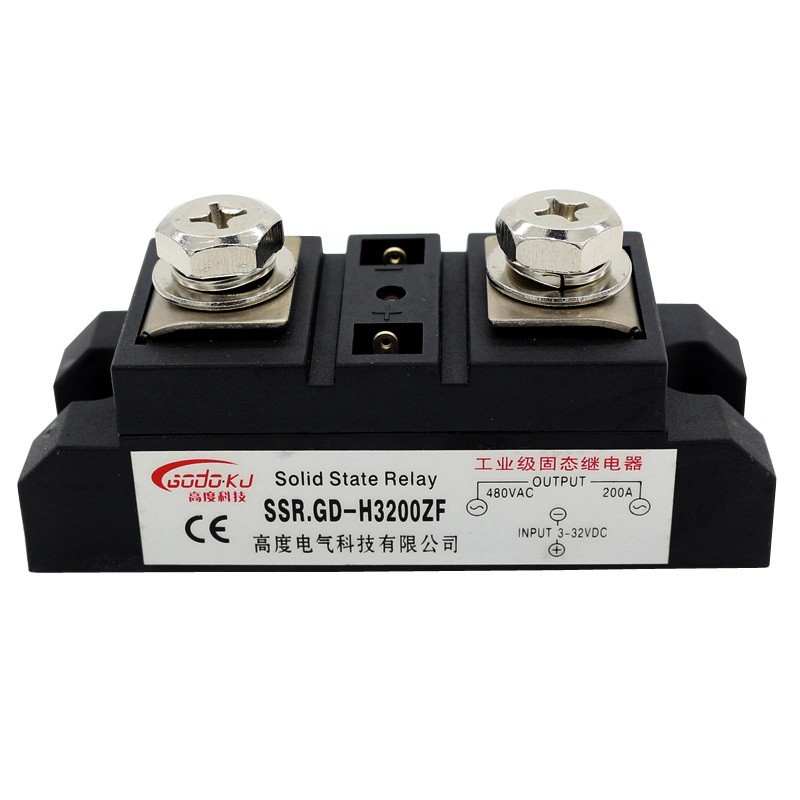工业级固态继电器380V交流300A/250A/200小型大功率24v直流控模块